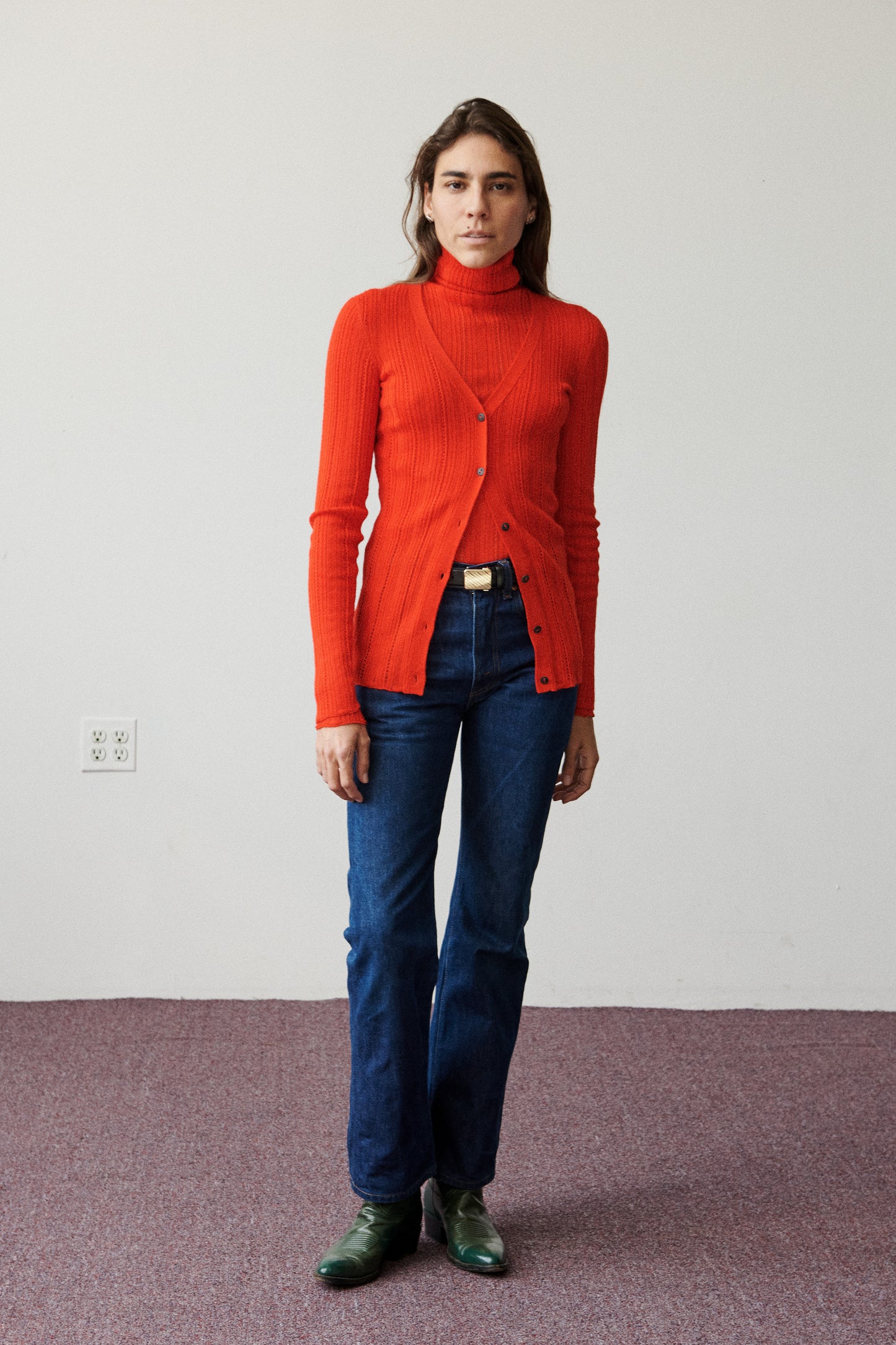 Fluted Lace Bergen Cardigan