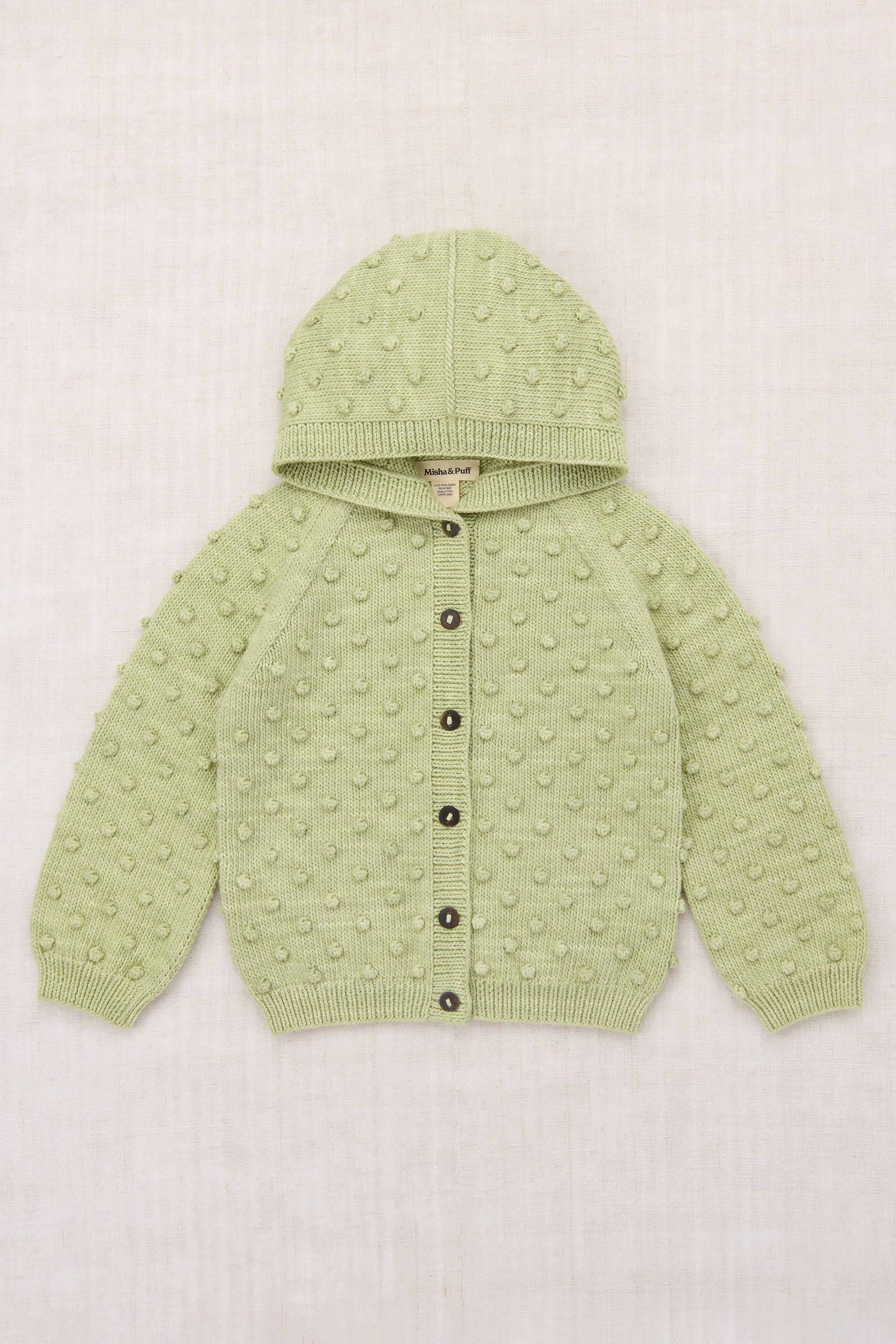 misha and puff Popcorn cardigan 4-5y Misha & Puff Child Hooded