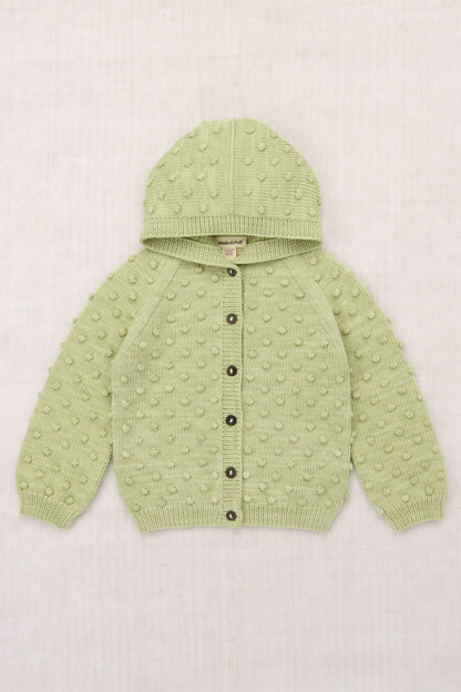 Hooded Popcorn Cardigan