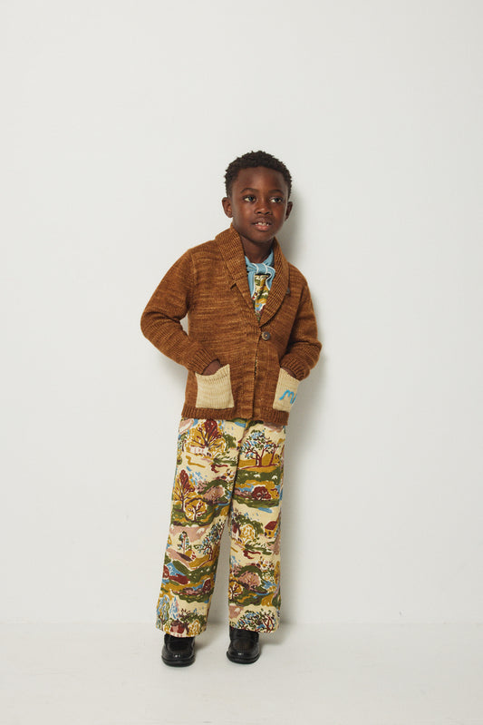 Yearling Shawl Collar Cardigan - Acorn