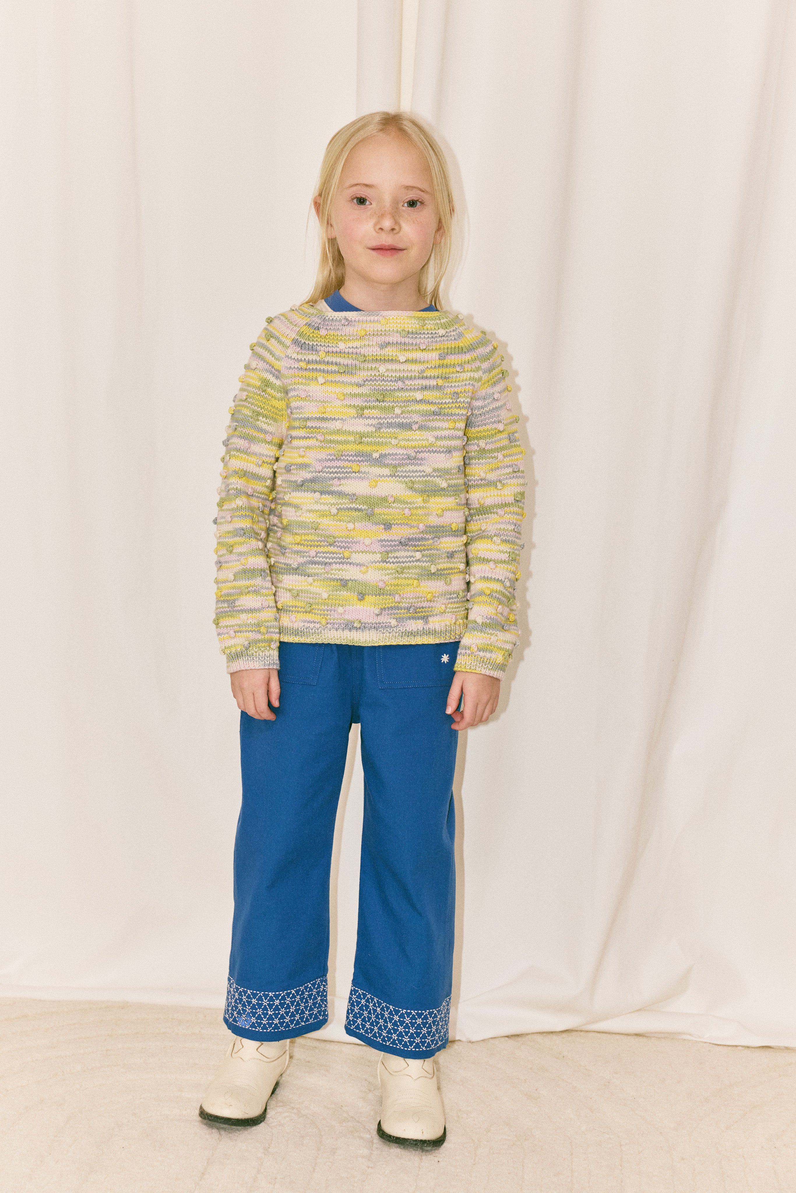Summer Popcorn Sweater – Misha & Puff
