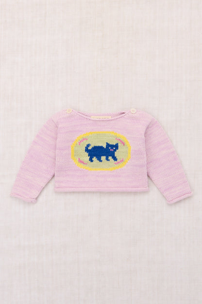 Baby Barn Cat Boatneck Sweater