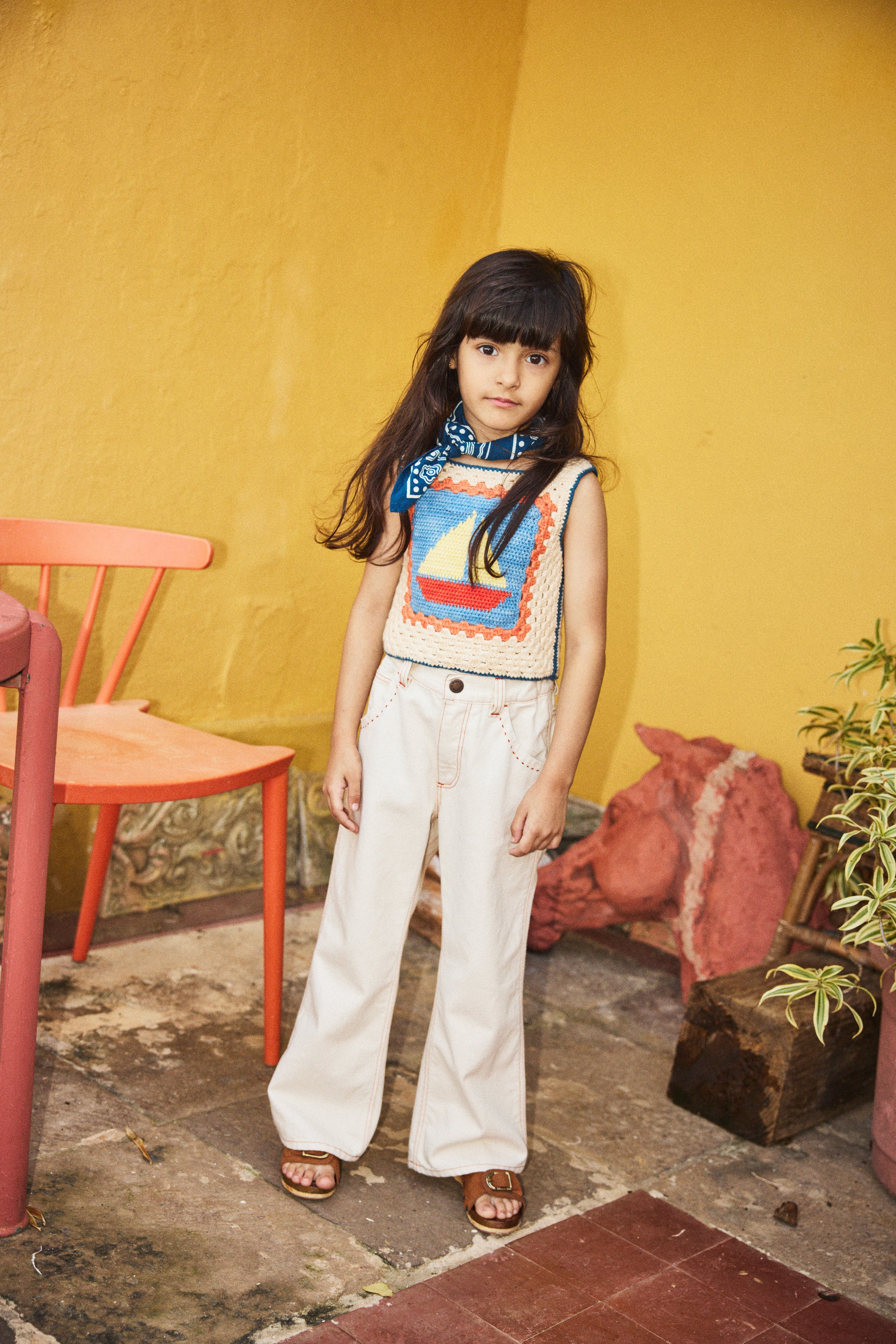 Dory Crochet Vest – Misha & Puff