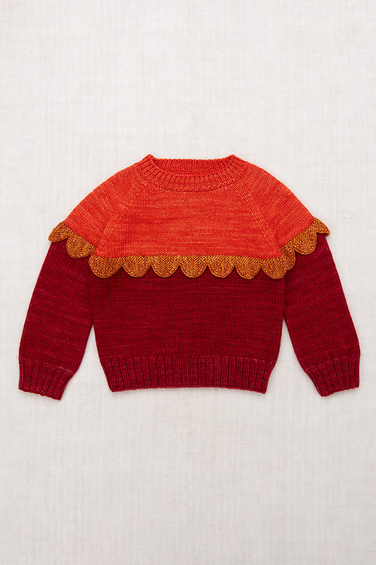 Scallop Yoke Sweater