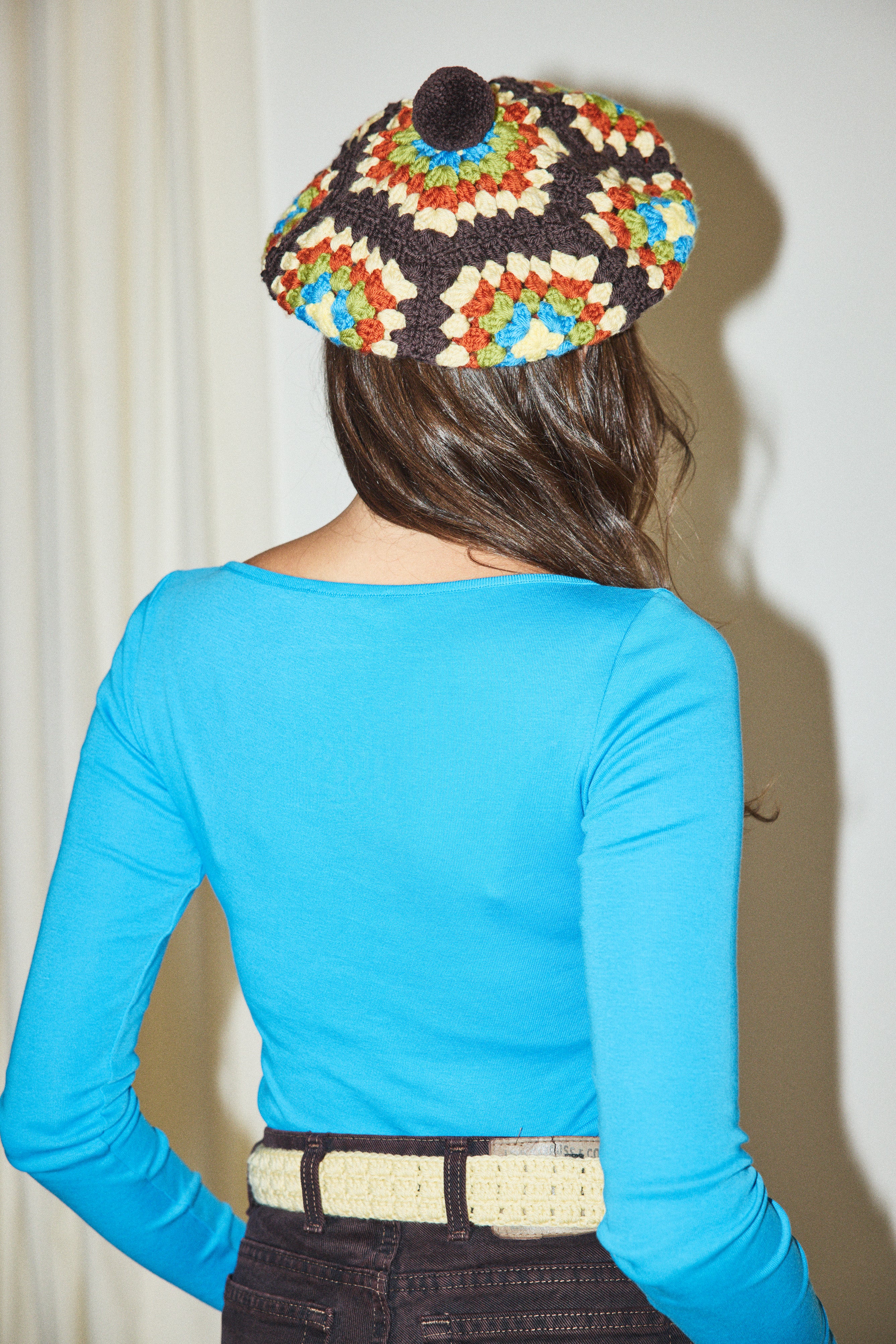 Crochet Kaleidoscope Tam – Misha & Puff