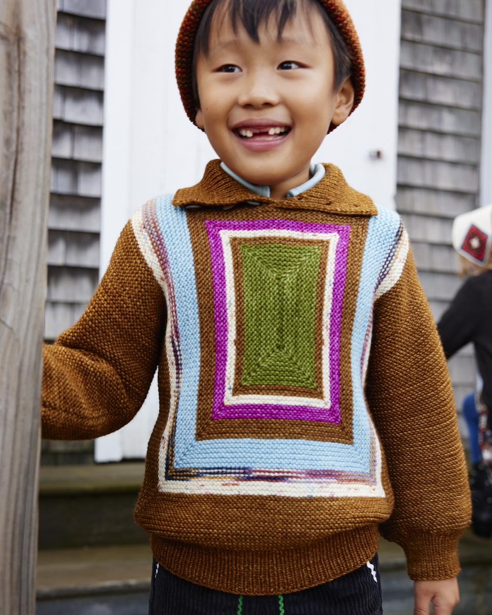 misha&puff Log Cabin sweater 2-3y - speedlb.com