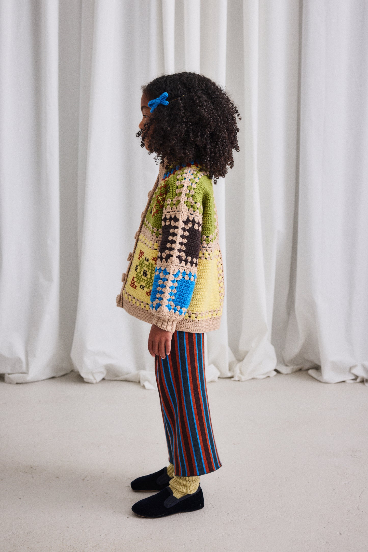 Cross Stitch Crochet Jacket