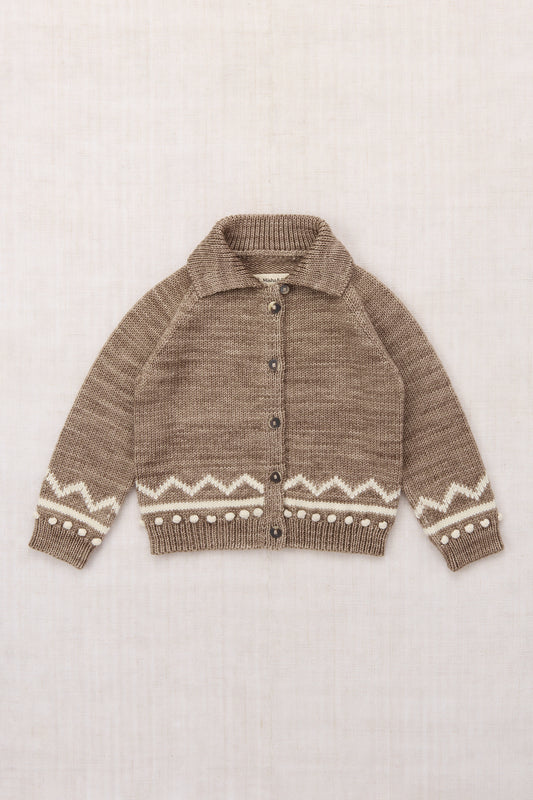 Zig Zag Cardigan - Brut