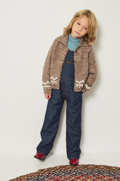 Zig Zag Cardigan - Brut