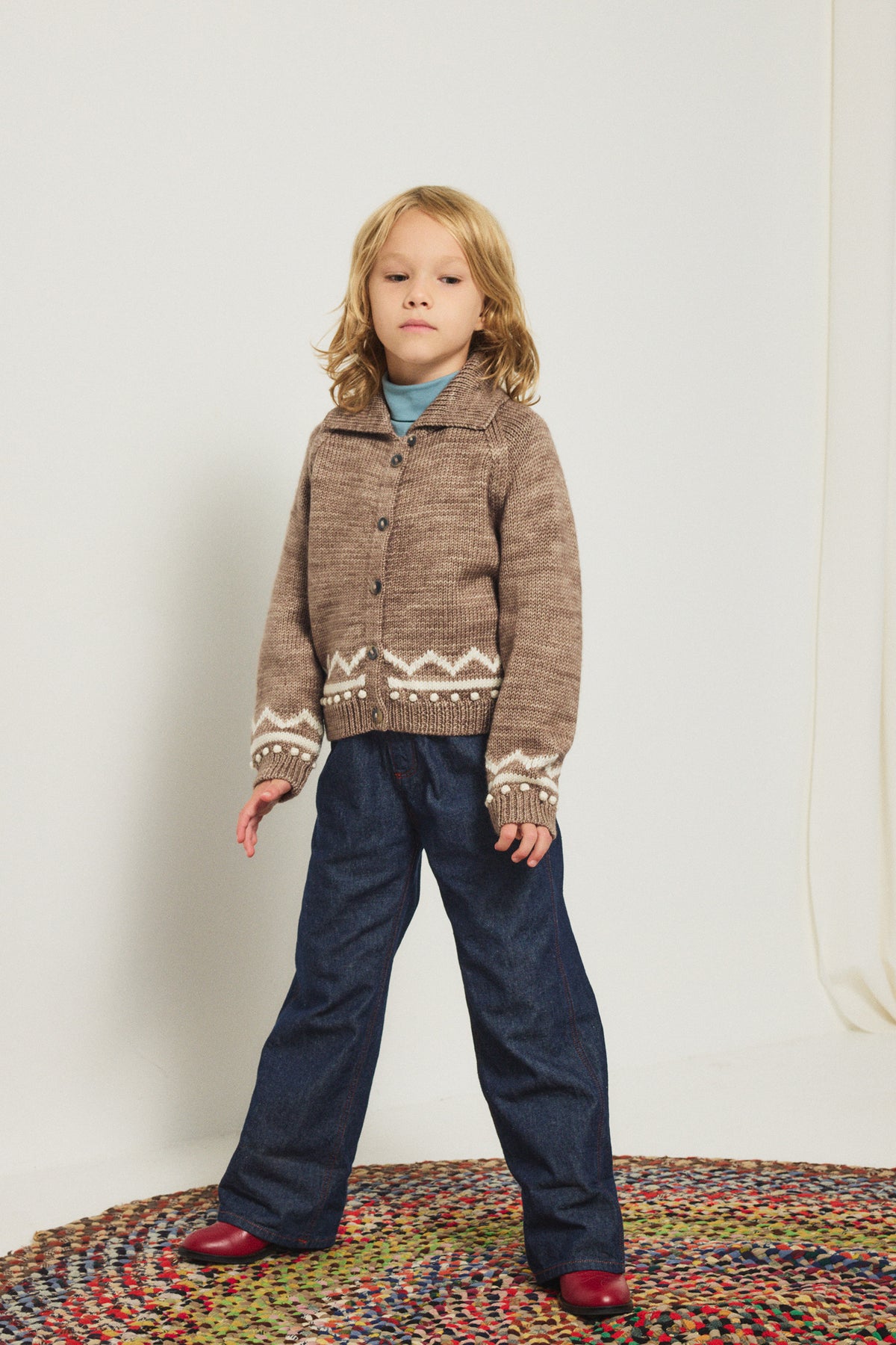 Zig Zag Cardigan - Brut