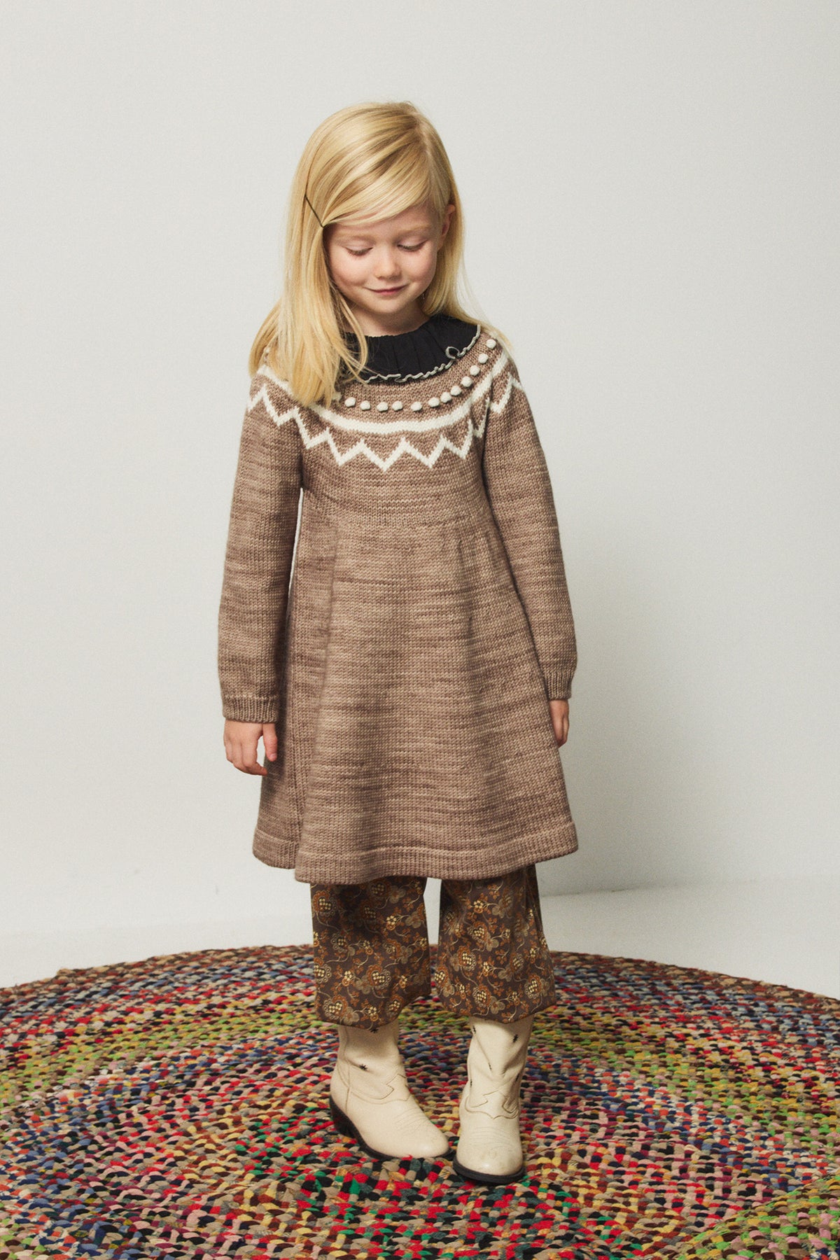 Zig Zag Dress - Brut