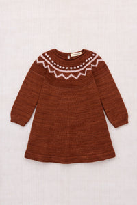 Zig Zag Dress - Cedar