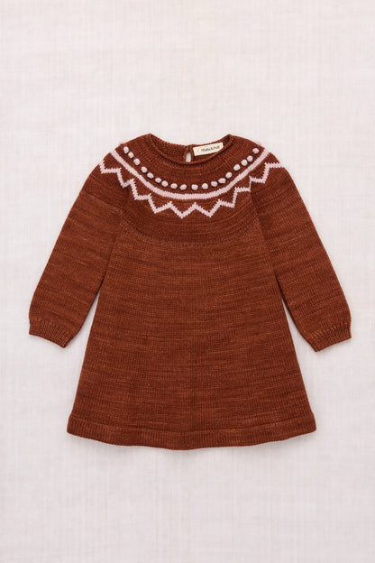 Zig Zag Dress - Cedar