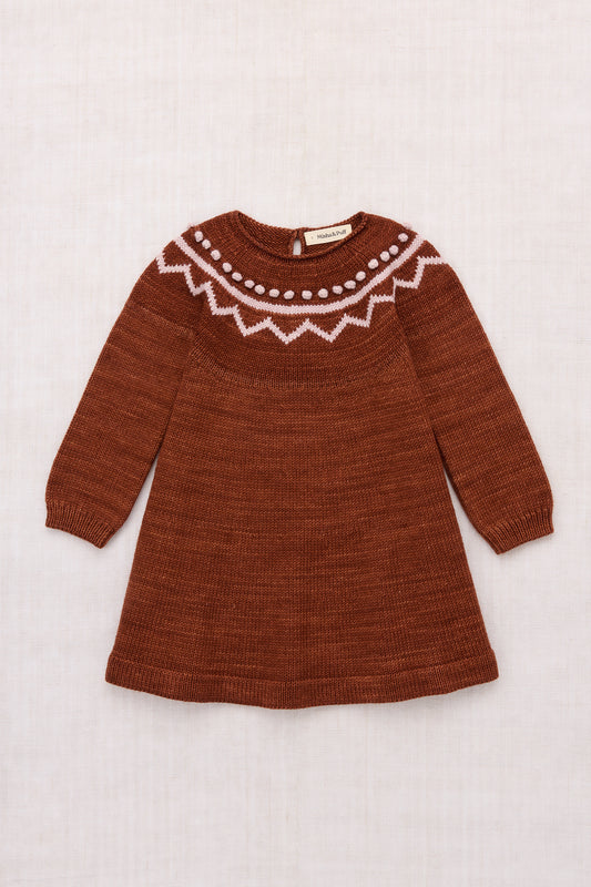Zig Zag Dress - Cedar