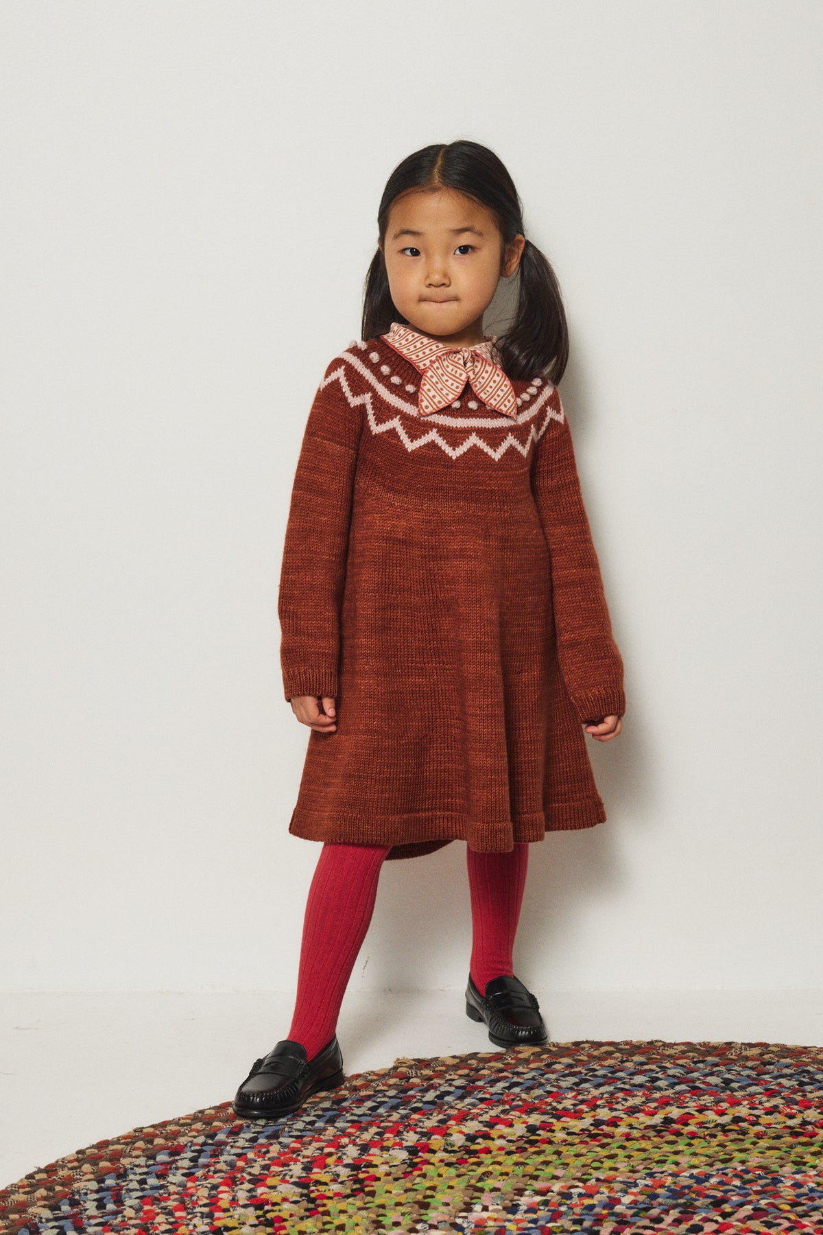 Zig Zag Dress - Cedar