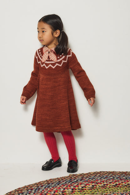 Zig Zag Dress - Cedar