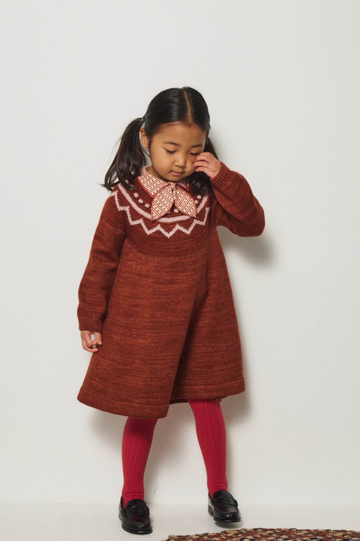 Zig Zag Dress - Cedar