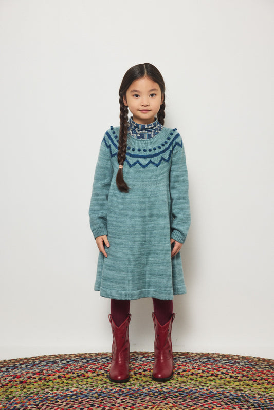 Zig Zag Dress - Slate
