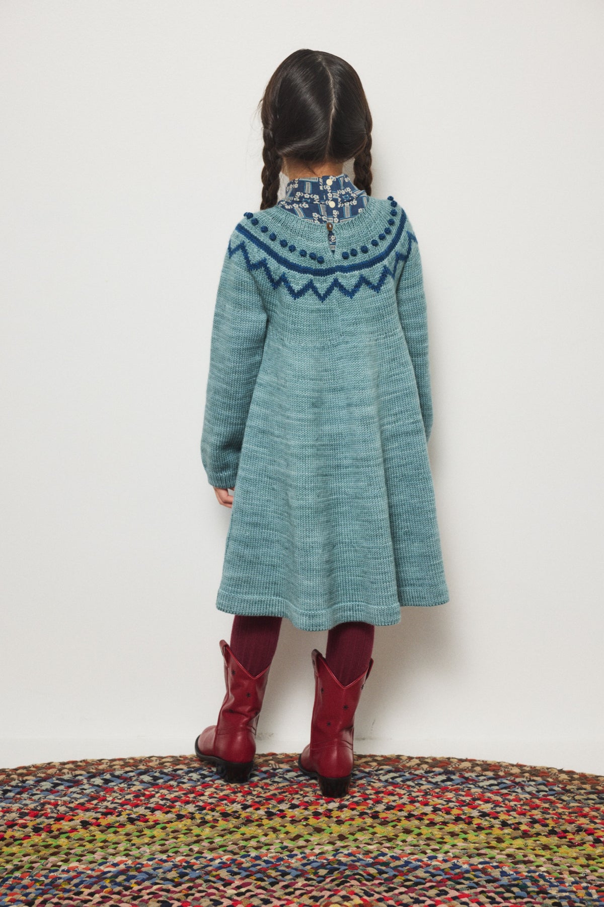 Zig Zag Dress - Slate