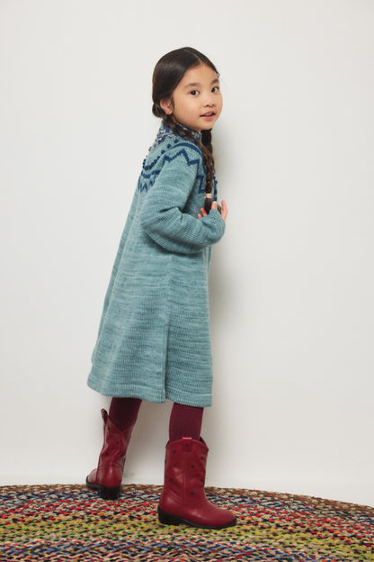 Zig Zag Dress - Slate