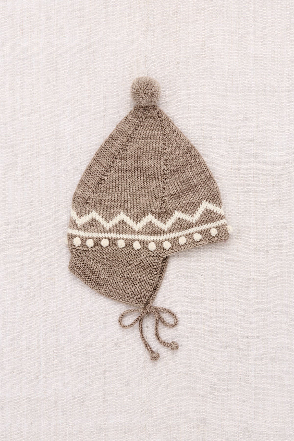 Zig Zag Pointy Peak Hat - Brut
