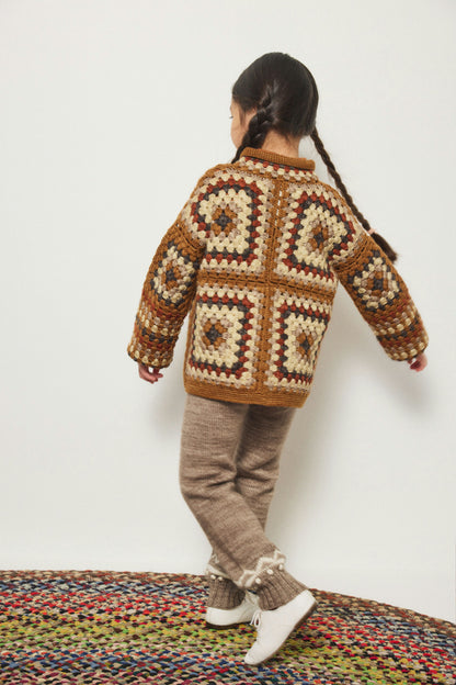 Zig Zag Snowy Day Legging - Brut