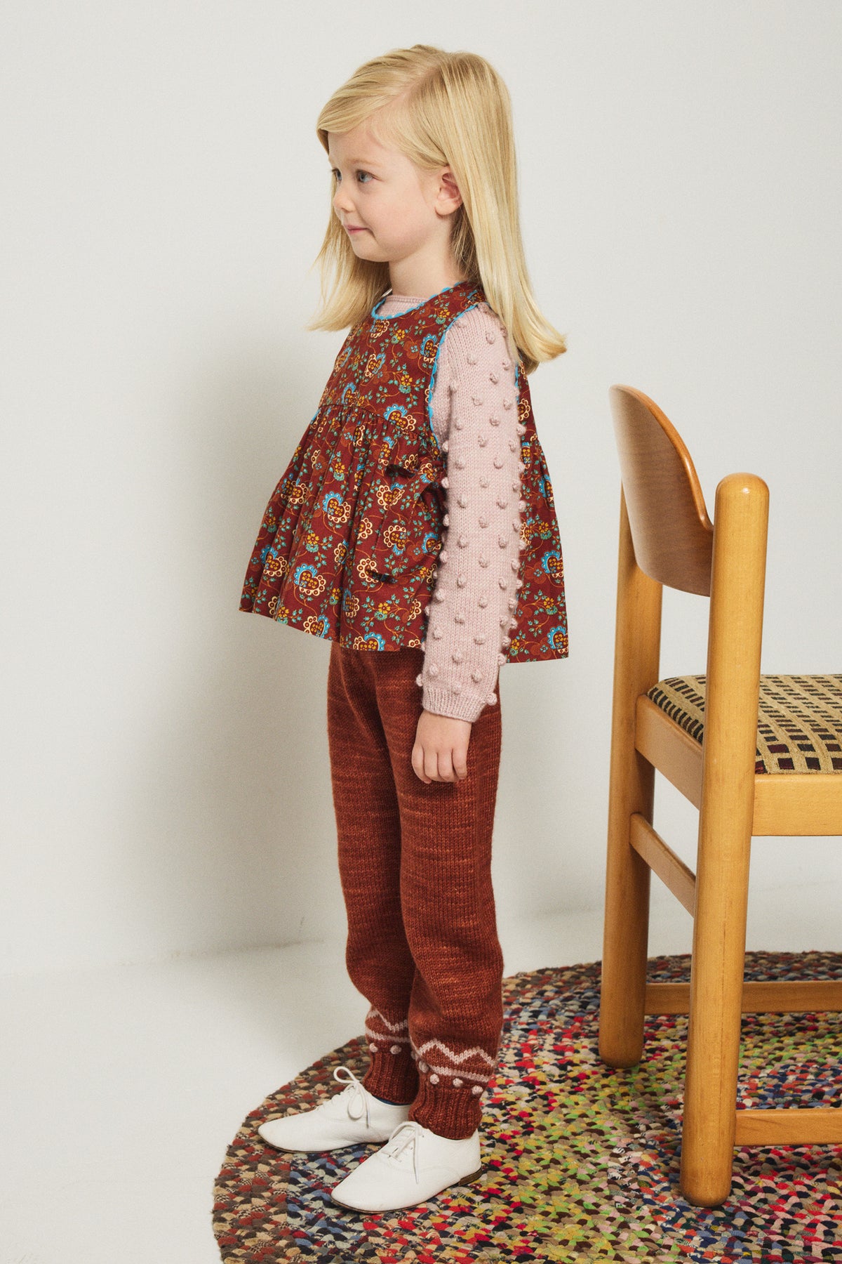 Zig Zag Snowy Day Legging - Cedar