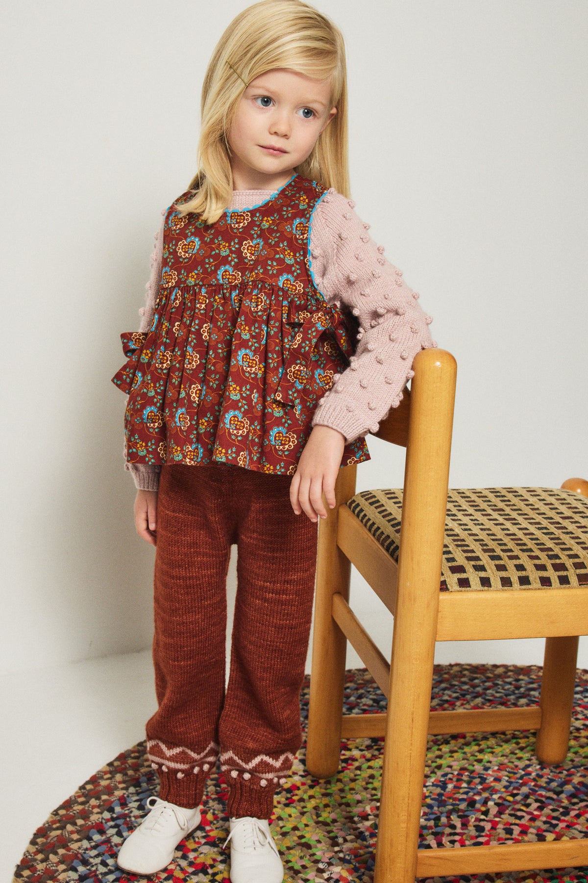 Zig Zag Snowy Day Legging - Cedar