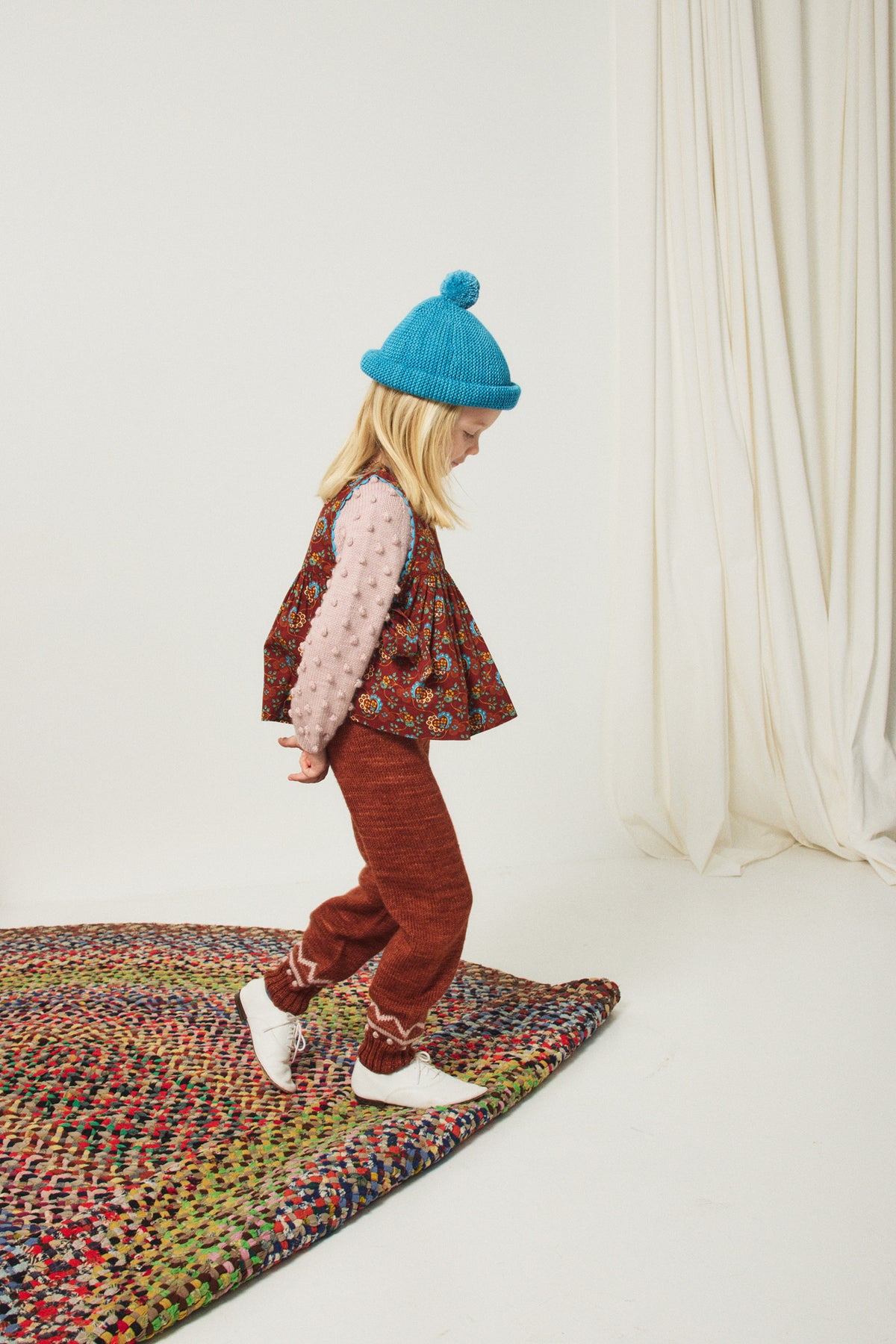 Zig Zag Snowy Day Legging - Cedar