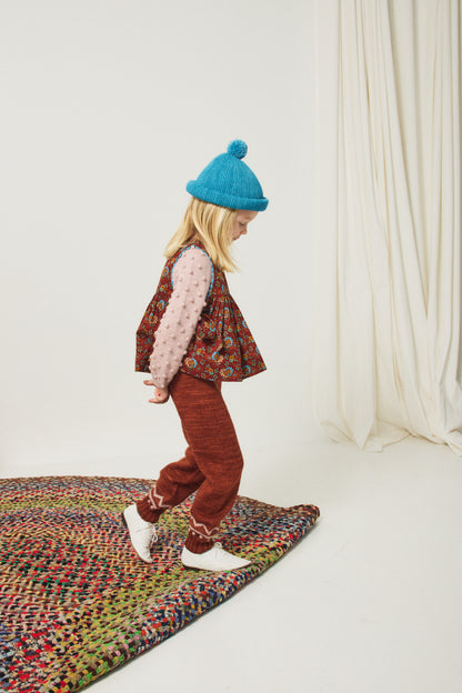 Zig Zag Snowy Day Legging - Cedar