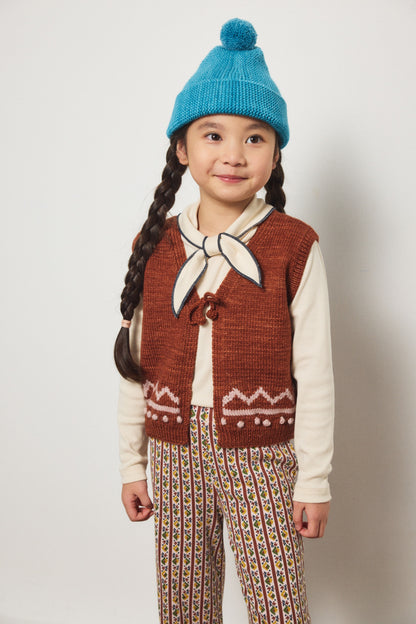 Zig Zag Vest - Cedar