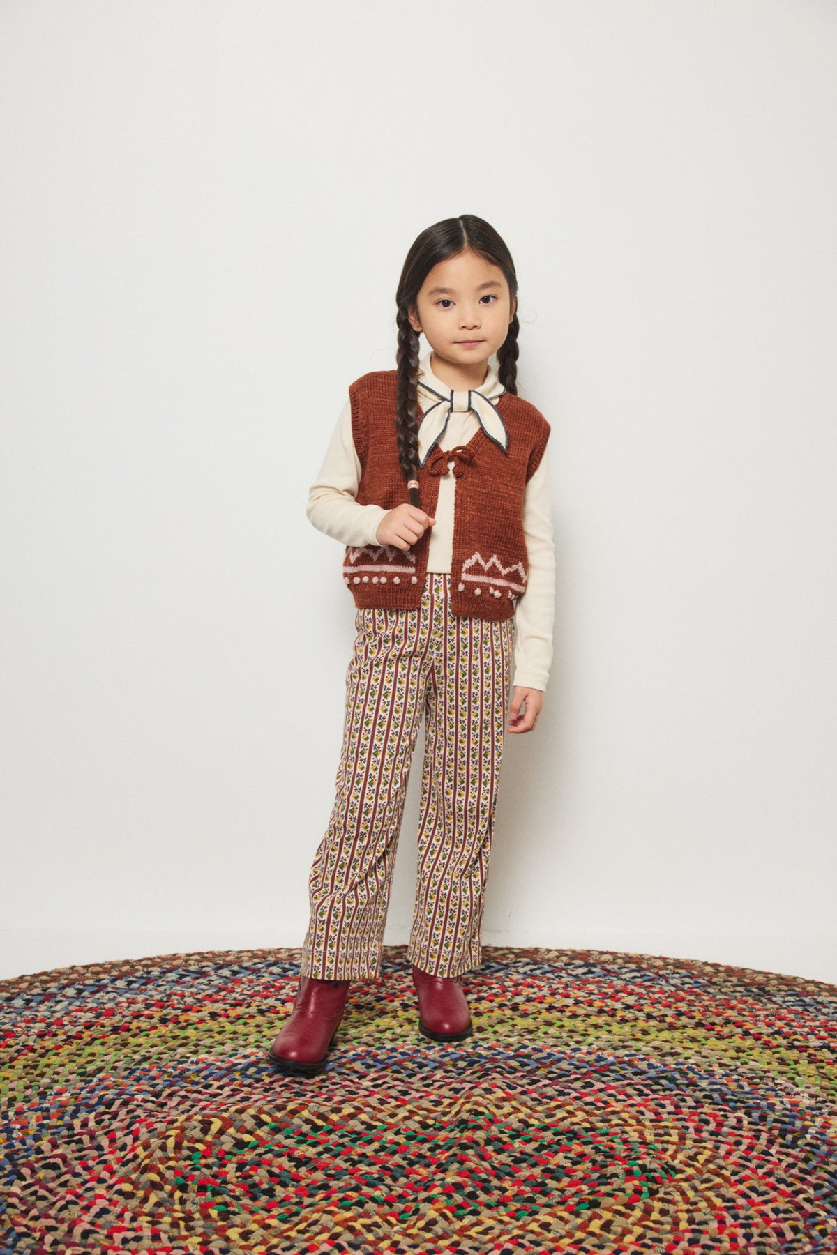 Zig Zag Vest - Cedar