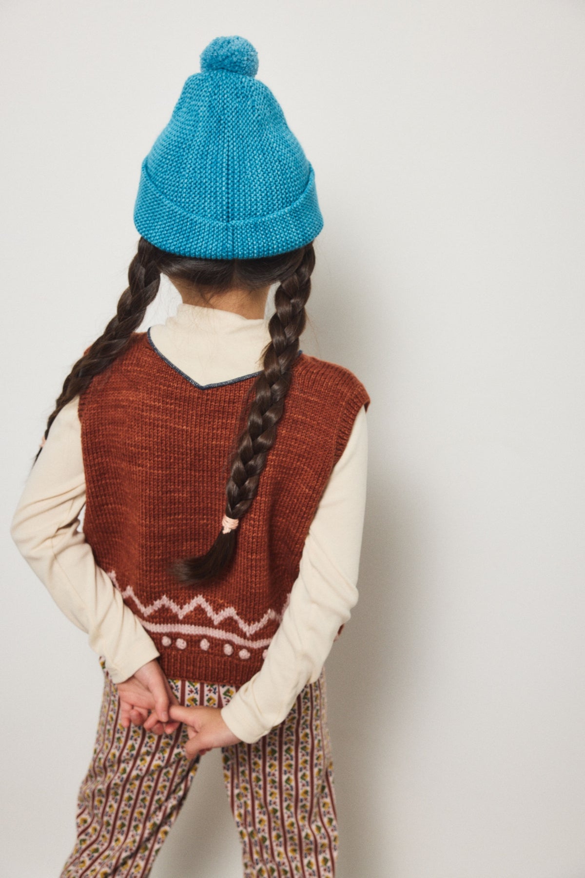 Zig Zag Vest - Cedar