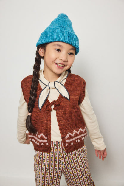 Zig Zag Vest - Cedar