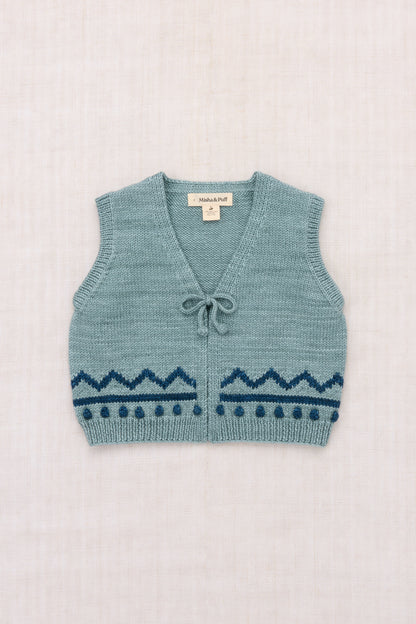 Zig Zag Vest - Slate