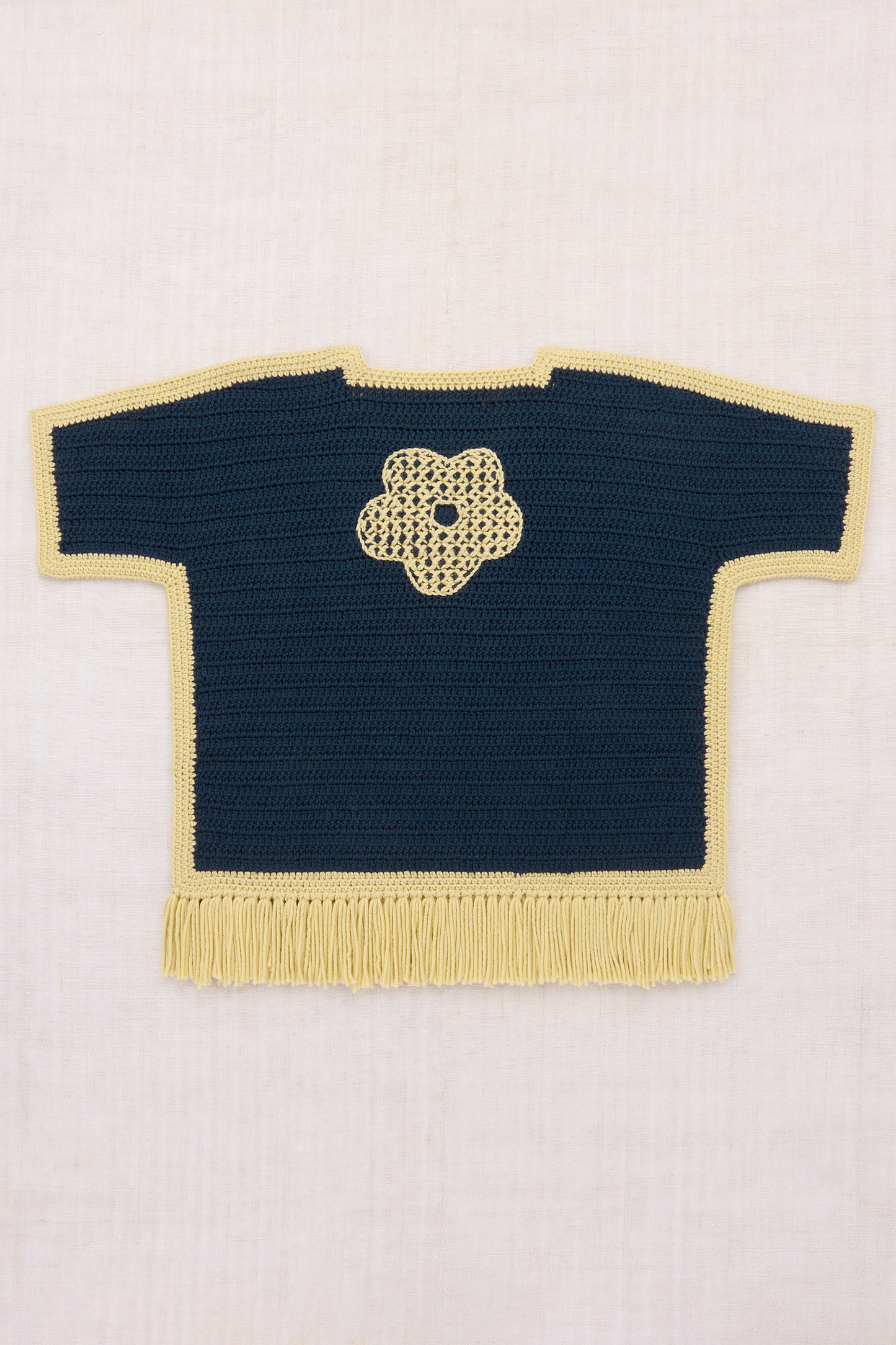 Blomma Crochet Fringe Poncho