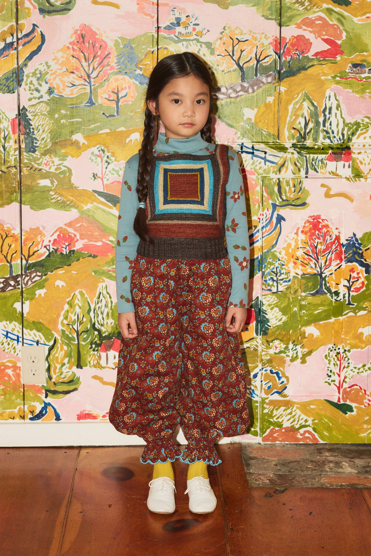 Zuzu Pant - Cedar Calico Hearts