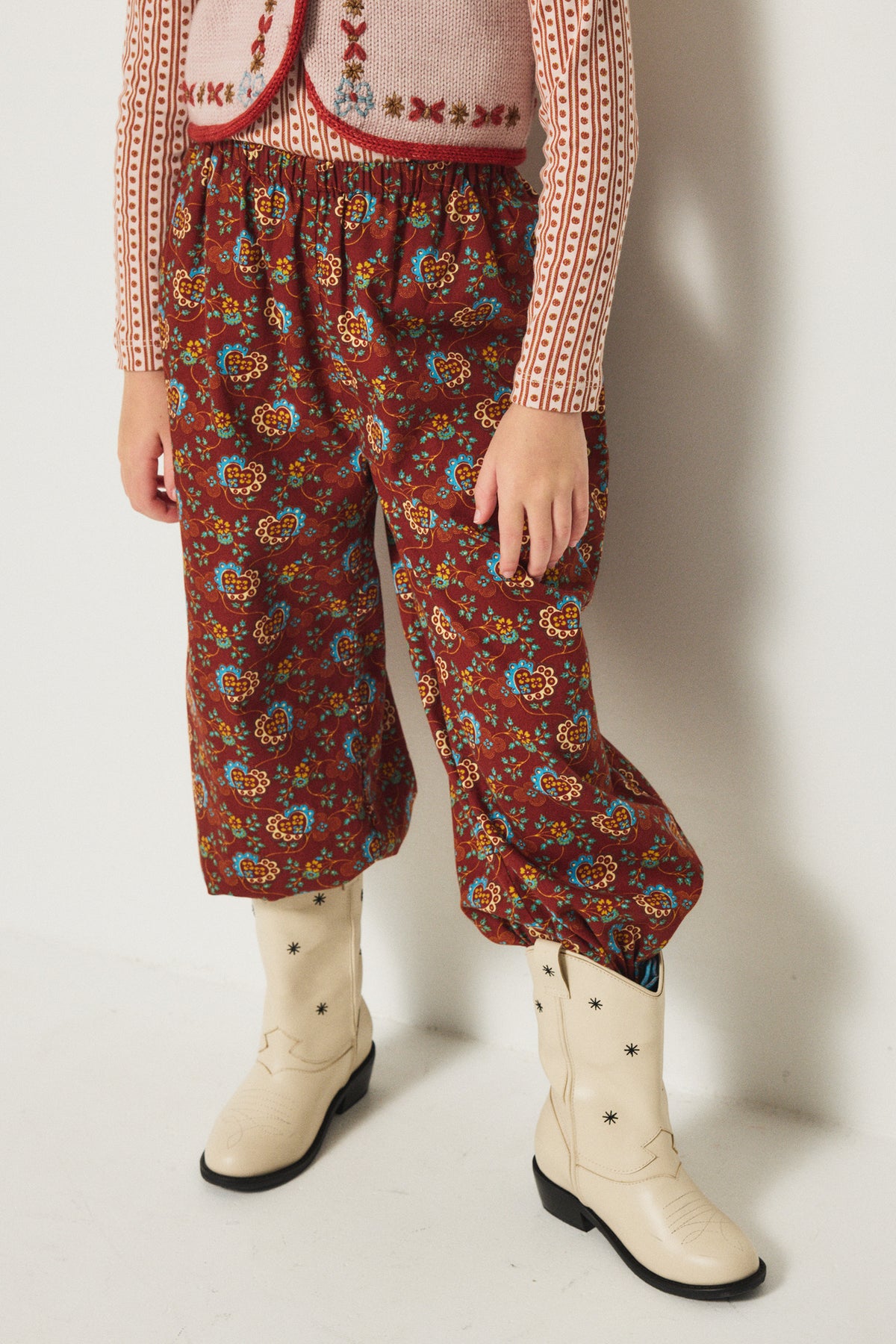 Zuzu Pant - Cedar Calico Hearts