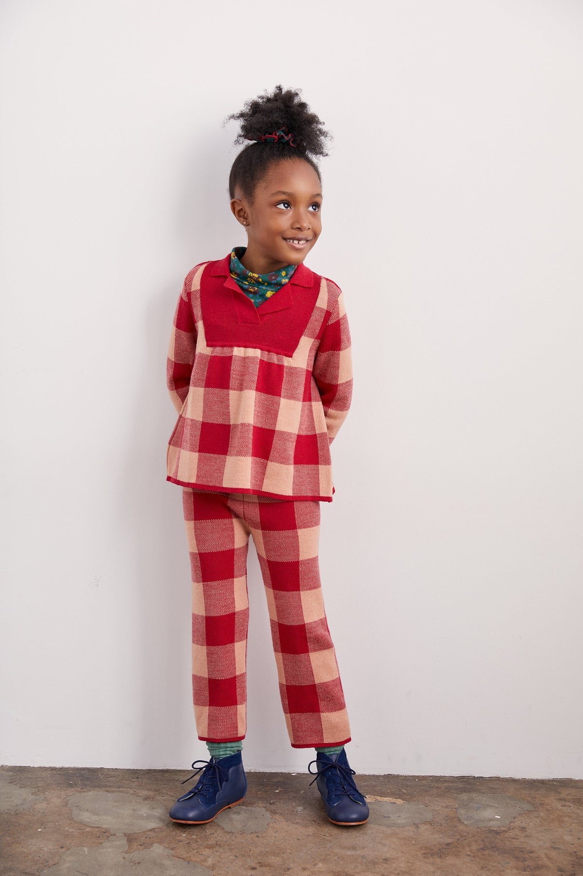 Plaid Tunic - Misha & Puff