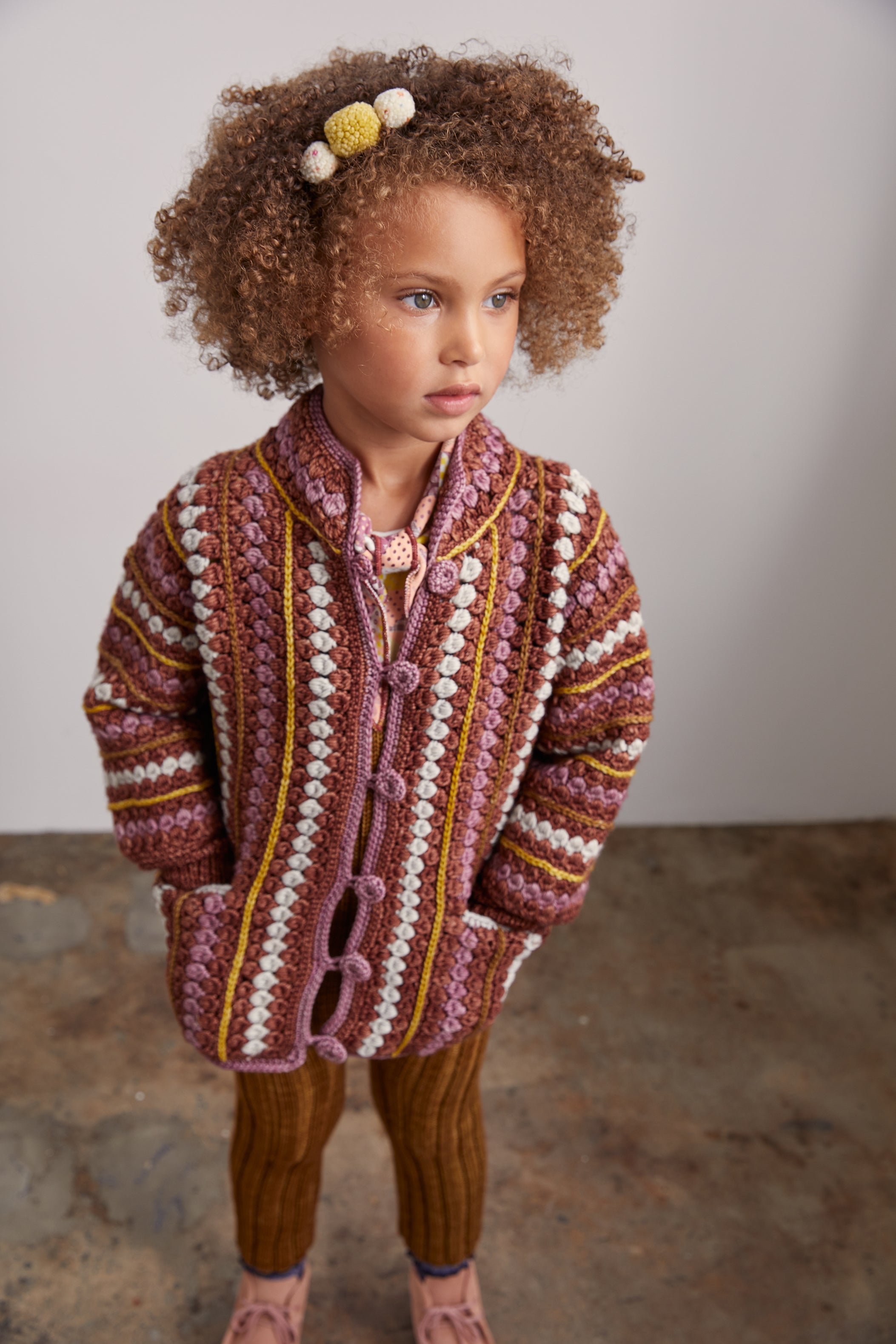 Crochet Jacket - Misha & Puff