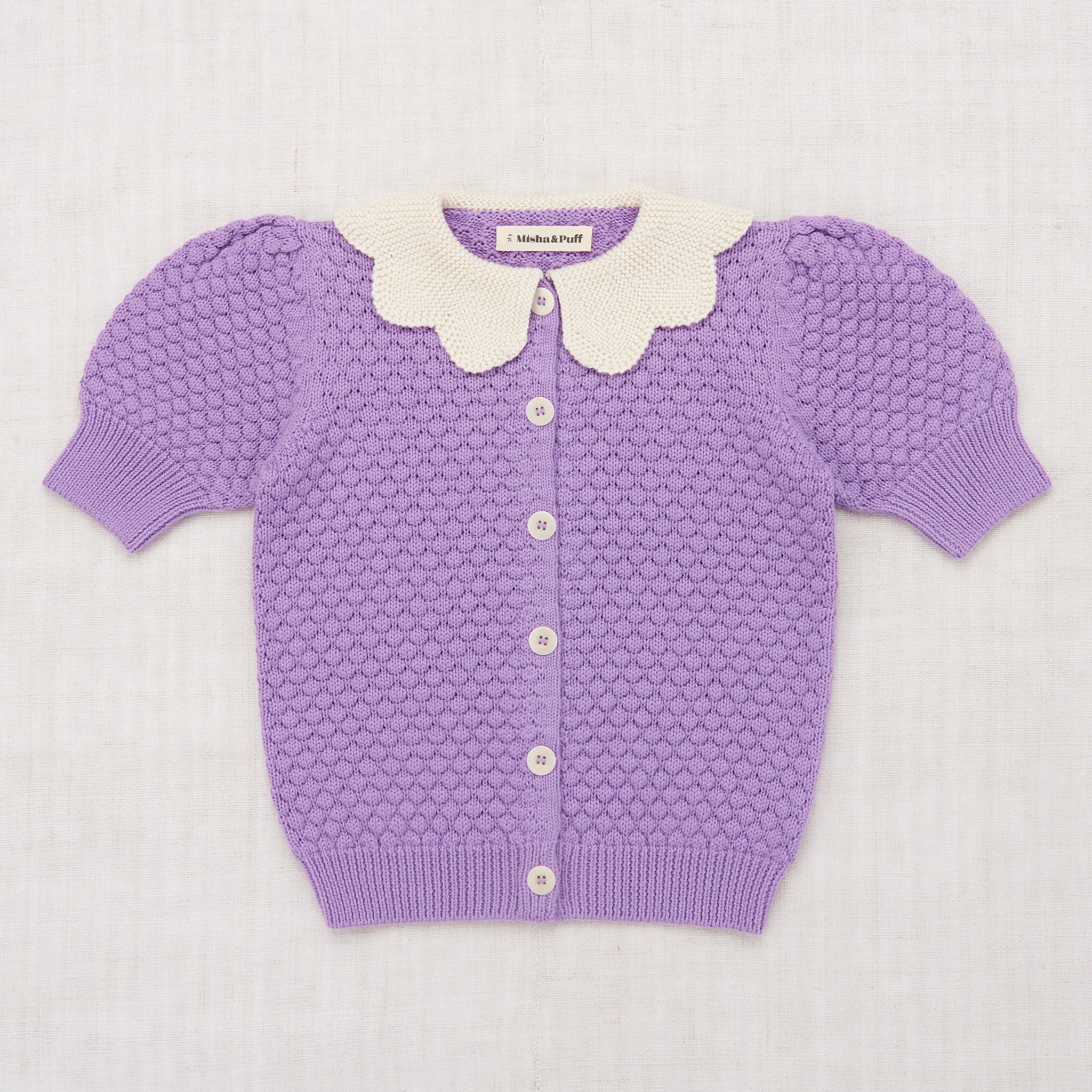 misha&puff】Flower Elodie Cardigan 6y-