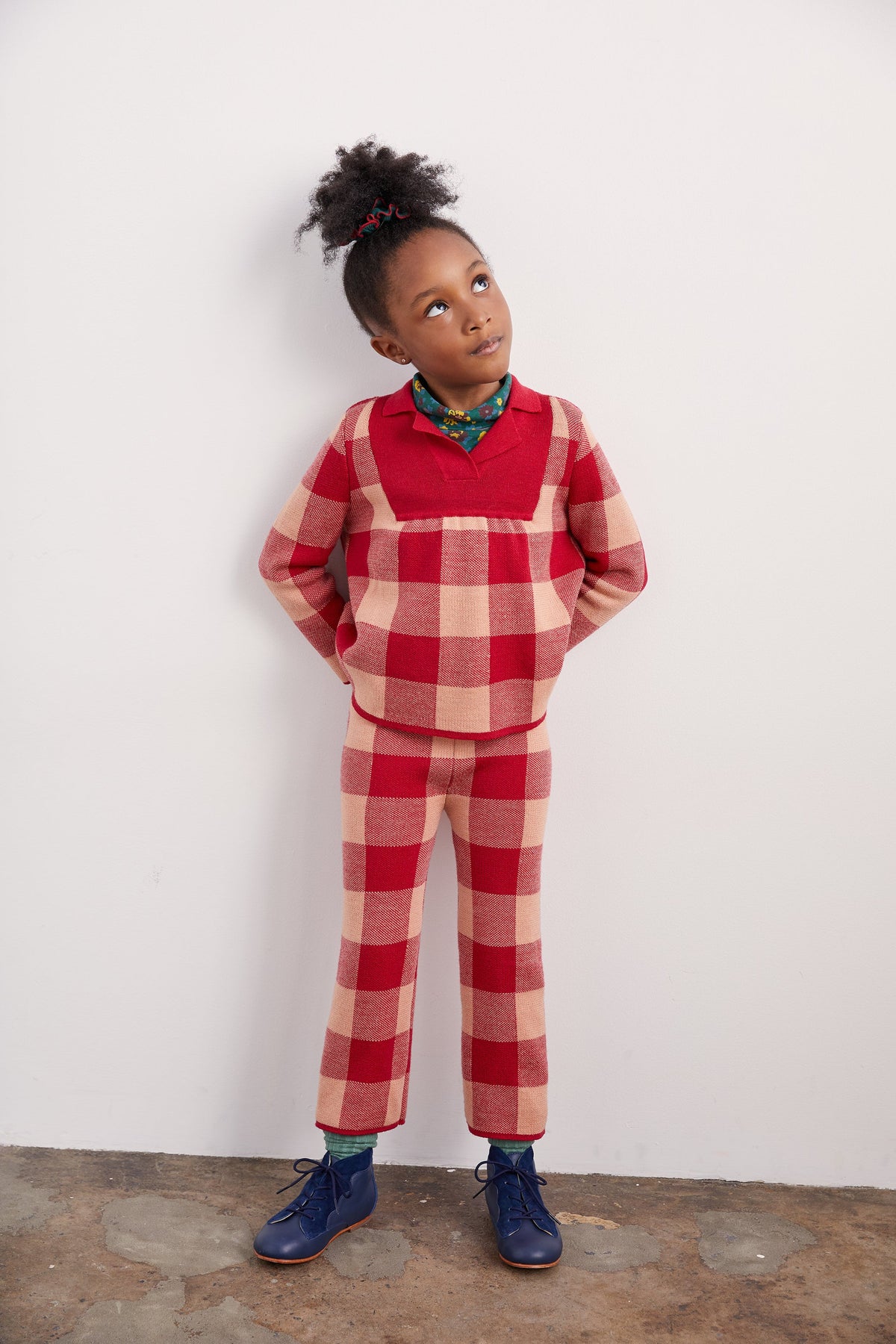 Plaid Tunic - Misha & Puff