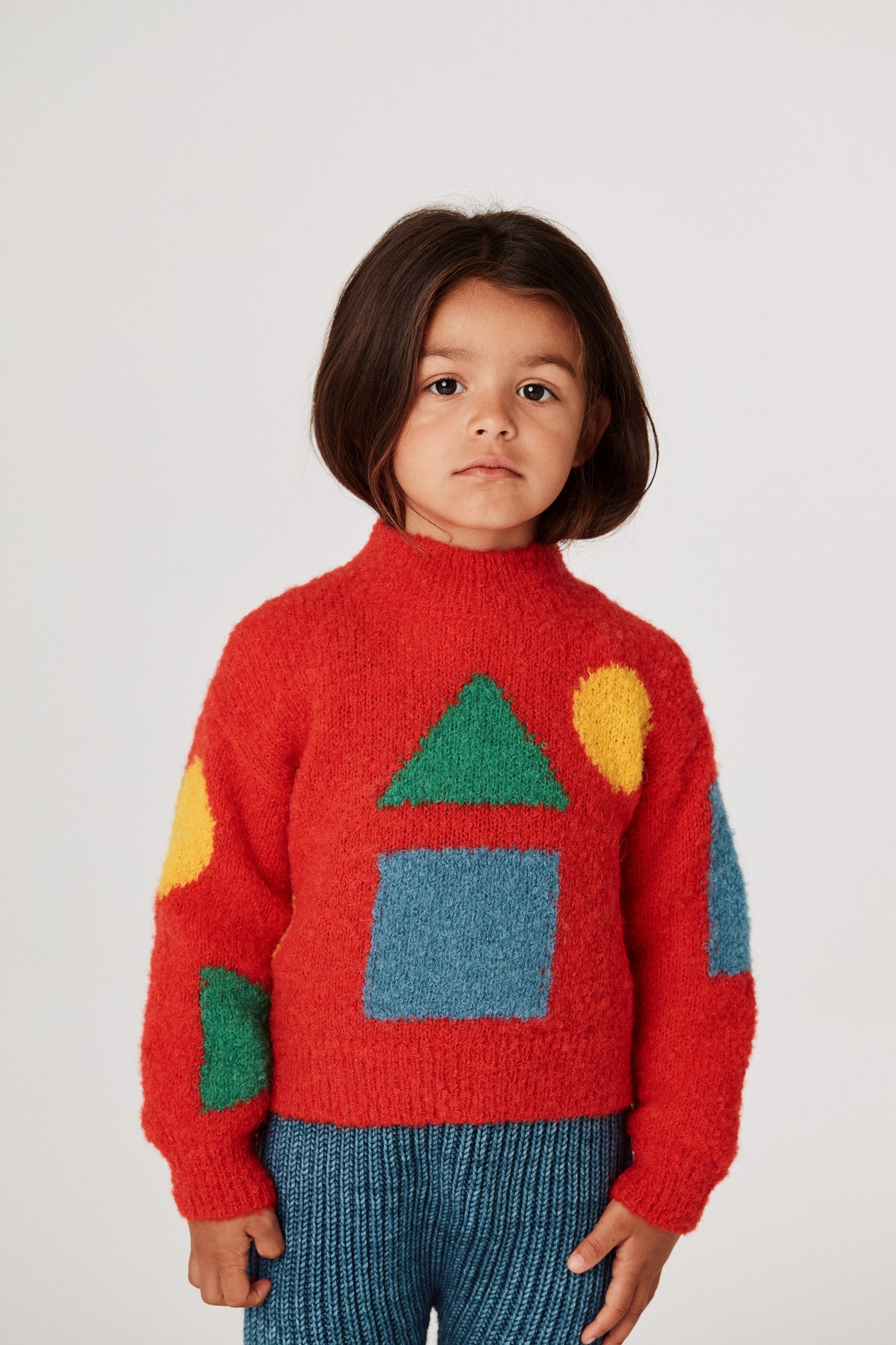 Boucle Basic Square Sweater - Misha & Puff