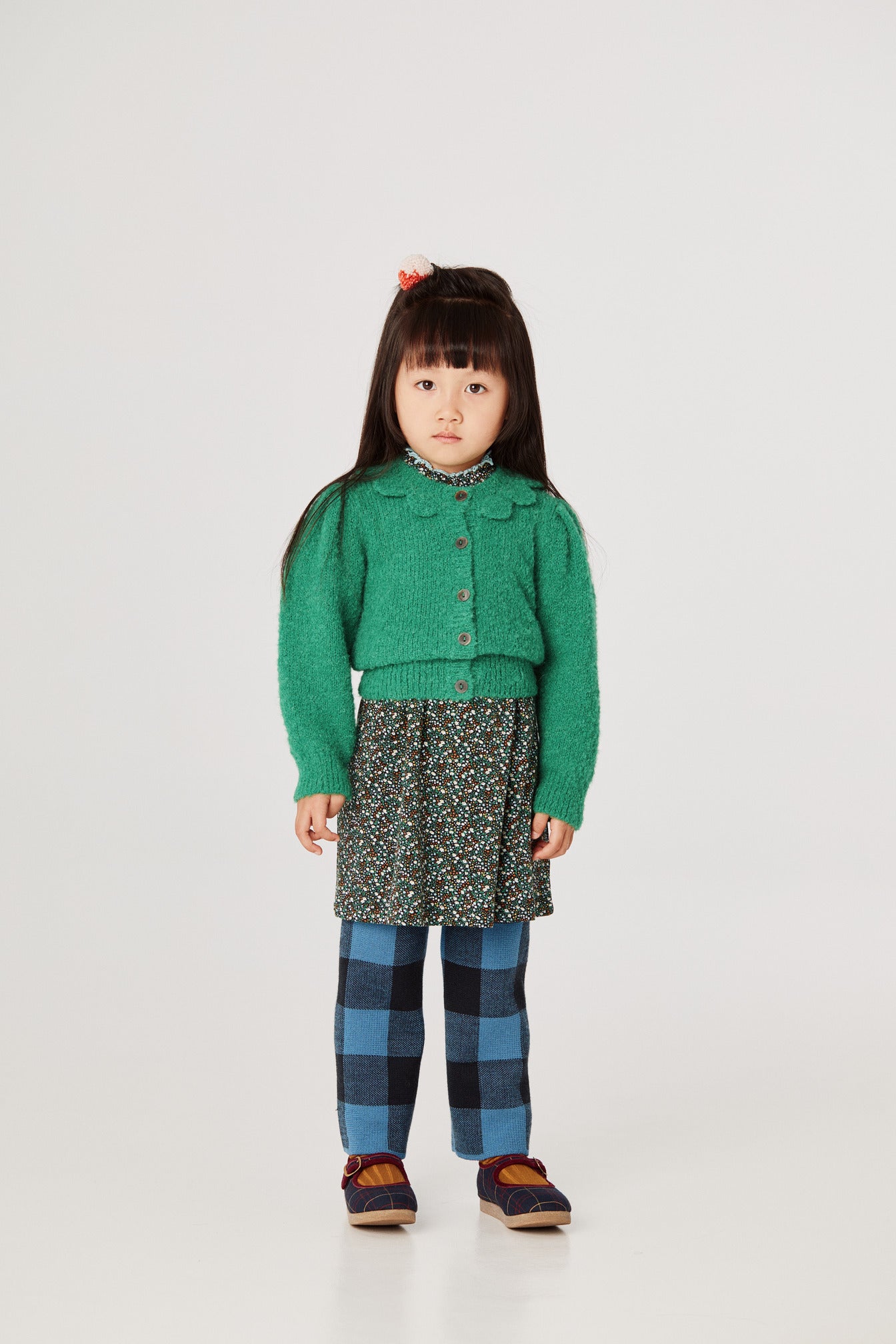 Misha and Puff Ellie Cardigan  4-5yひじ裾に少し毛羽立ちありますが