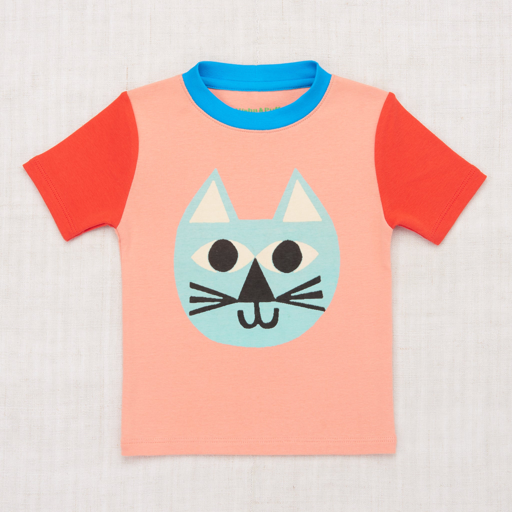 Higton Cat Ringer Tee - Misha & Puff