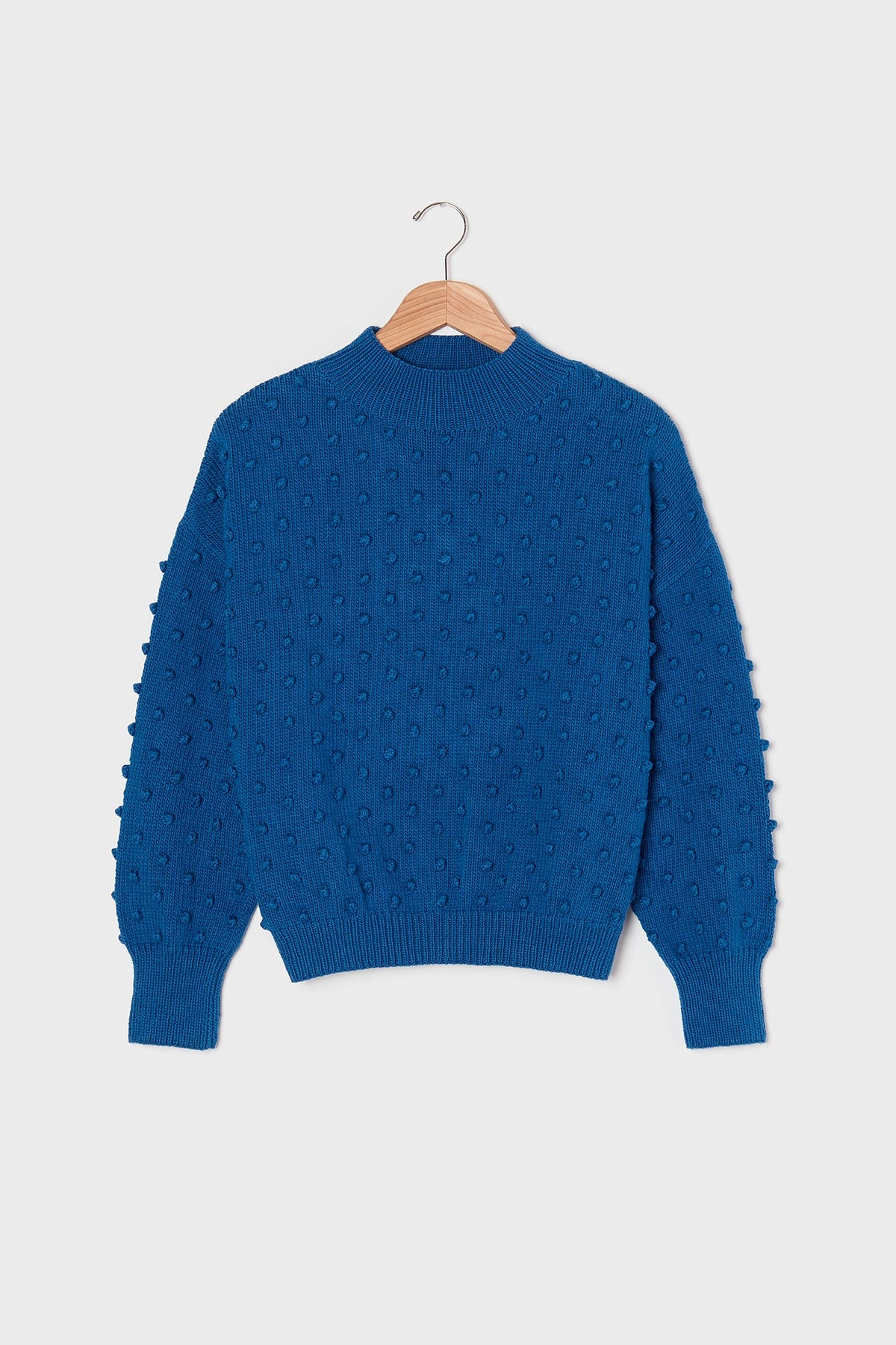 Adult Popcorn Sweater - Cousteau Blue