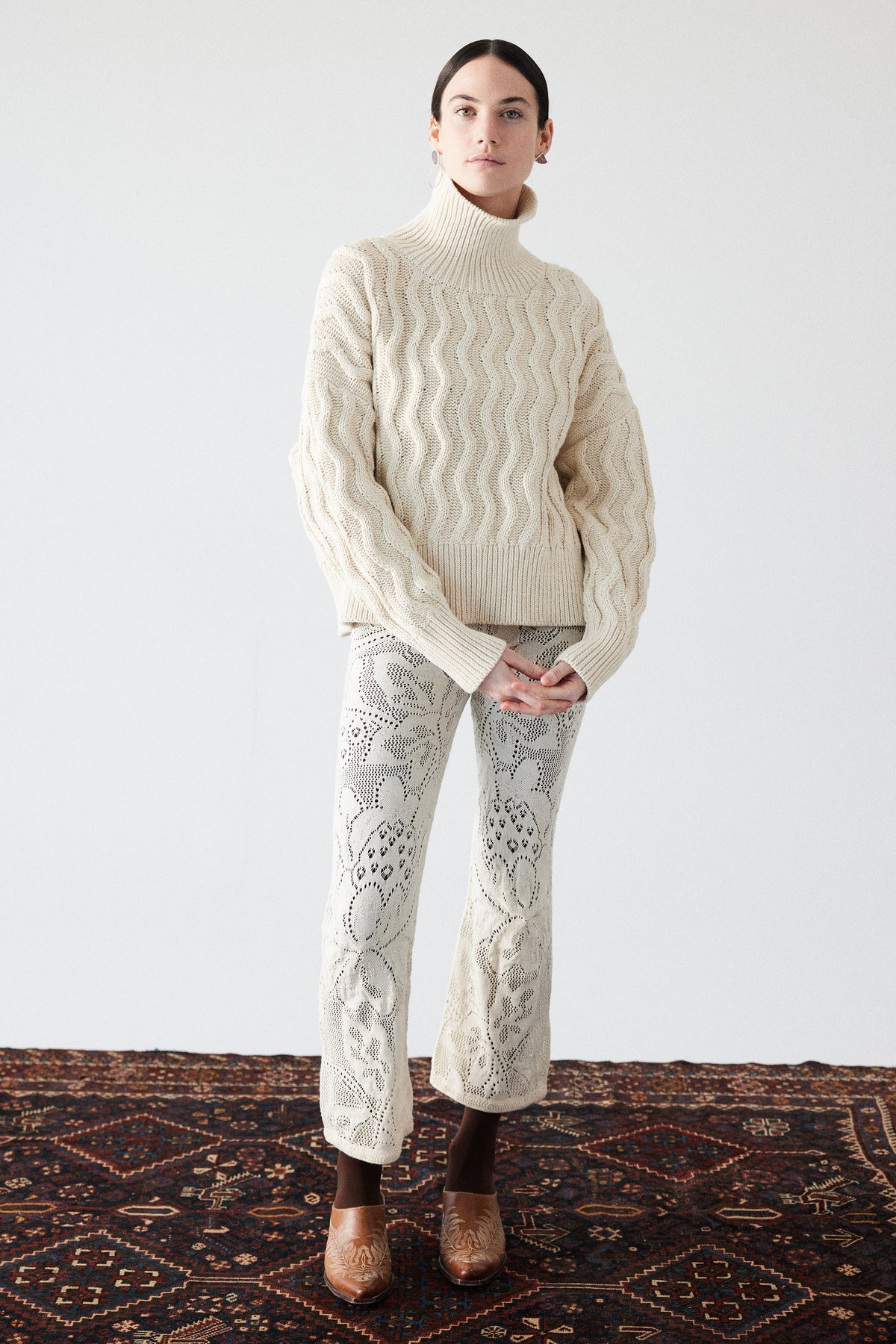 Adult Wake Ridge Sweater - Marzipan