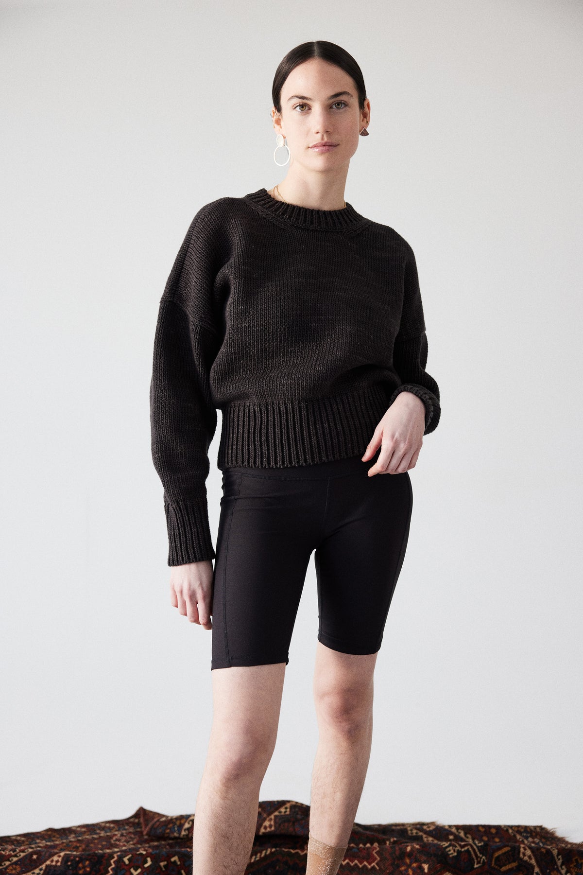 Adult Cotton Deck Sweater - Basalt