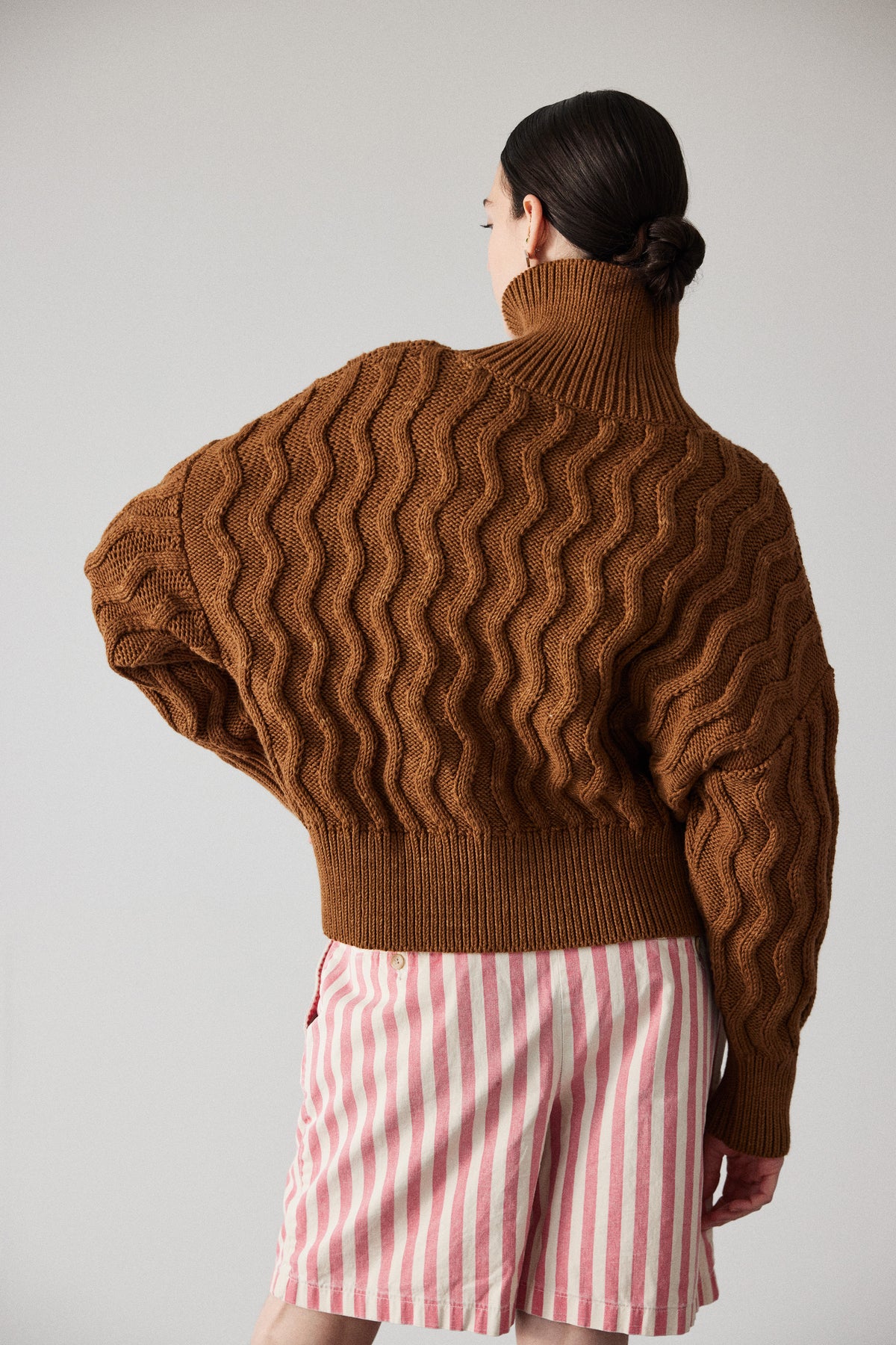 Adult Wake Ridge Sweater - Resin