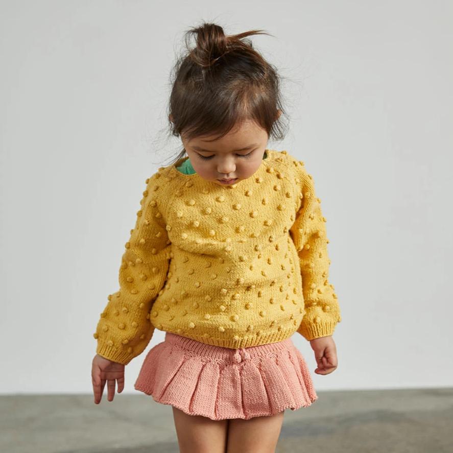 Misha&Puff summer popcorn sweater | www.unravelog.com